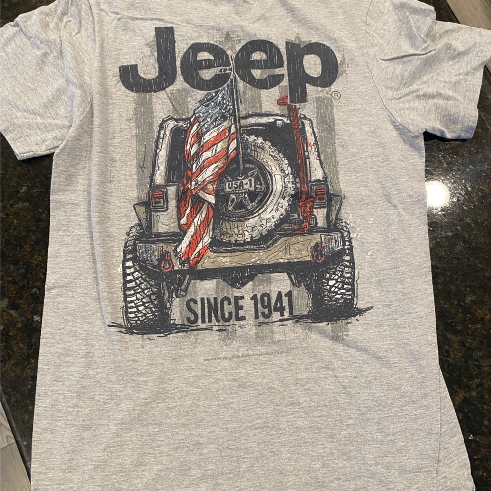 Jeep Light Gray Adventure Tee
